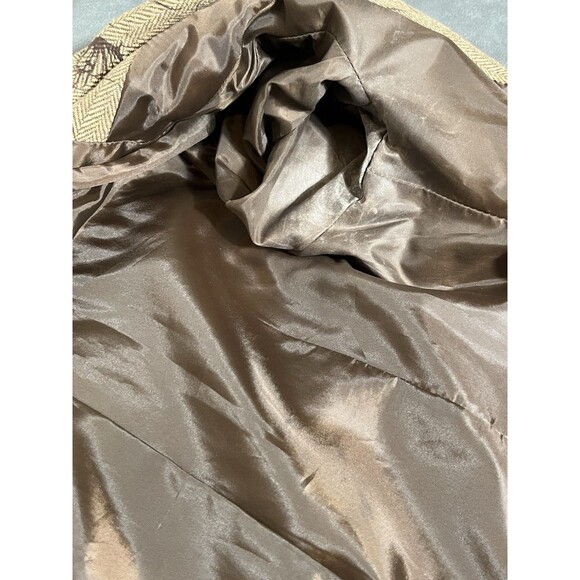 COLDWATER CREEK Tweed Blazer Jacket Size 4 Brown Print - Picture 11 of 13